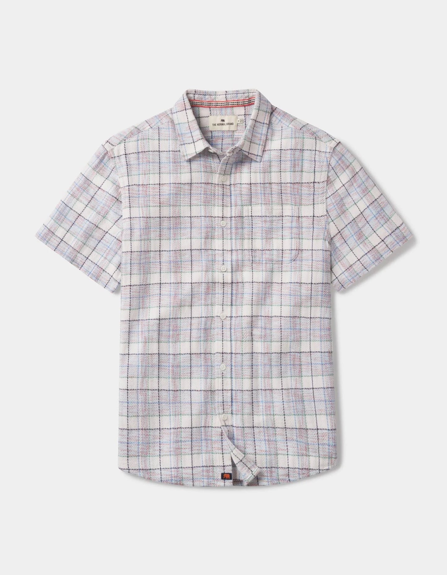 Freshwater button up shirt- Clear Sky Plaid